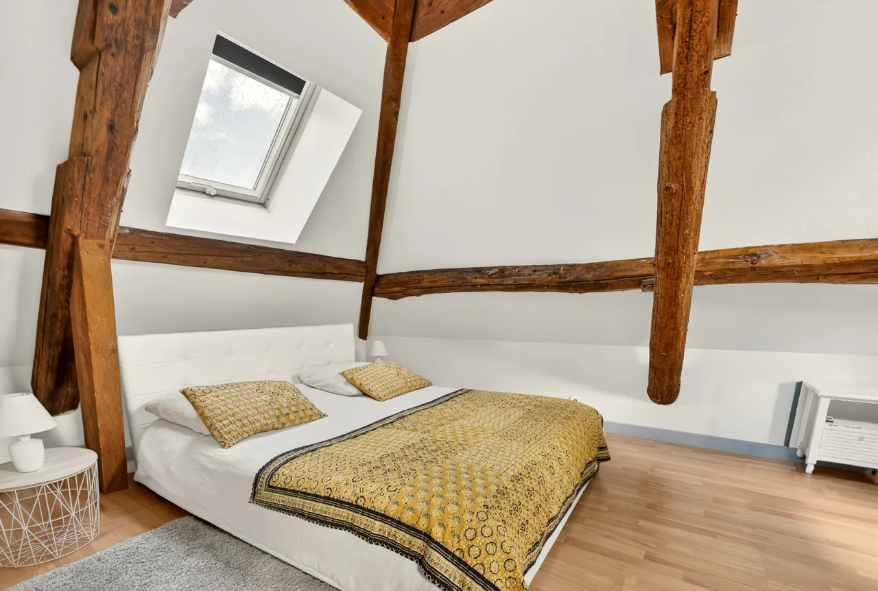 Chambre poutres