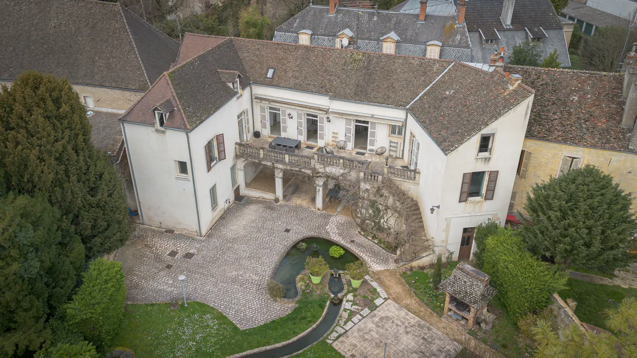 Vue aérienne drone